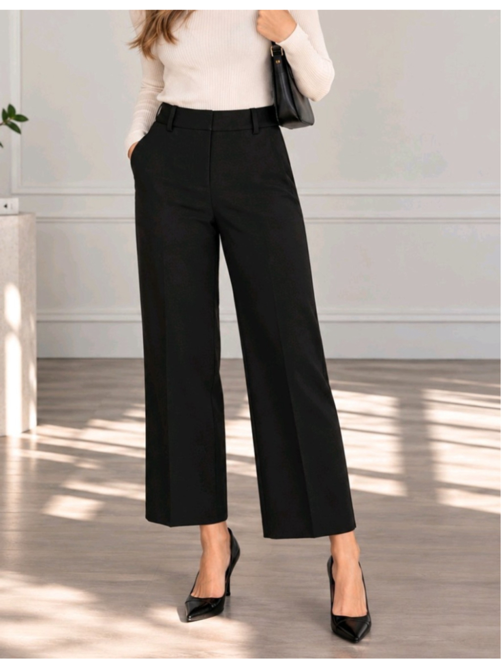 J.Crew Remy Pants 0P Black Luxury Old Money Tailored Straight Leg Workwear $148